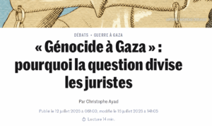 À vomir : Quand les juristes et les plumitifs débattent des cadavres palestiniens